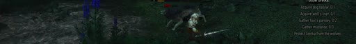 first frame of Witcher3_1920x238_60p_8b_High_band64_crf28_L3.1_buf21M_2.41Mbps.264
