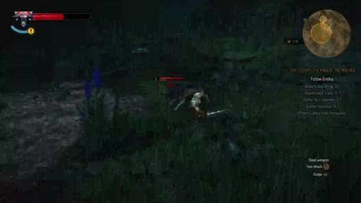 first frame of Witcher3_1920x1080_60p_8b_High_cbr2M_L4.2_buf93M_2.0Mbps.264