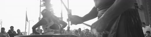 first frame of RitualDance_1920x483_59p94p_10b_sb128_q15_mono_L4.0M_buf12M_8.92Mbps.ivf