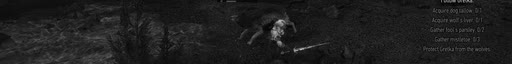 first frame of Witcher3_1920x237_60p_8b_sb64_q34_mono_fgs13_L3.1M_buf10M_4.99Mbps.ivf