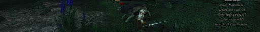 first frame of Witcher3_1920x237_60p_8b_sb64_q34_sr16_L3.1M_buf10M_3.52Mbps.ivf