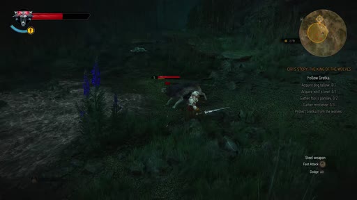 first frame of Witcher3_1920x1080_60p_8b_L4.1M_buf20M_4.0Mbps.ivf