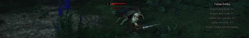 first frame of Witcher3_1920x301_60p_8b_P0_sb64_crf35_L3.1_buf10M_10.71Mbps.ivf
